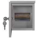 Шкаф металлический, под 6мод., герметичный IP54, навесной, с замком E.NEXT e.mbox.stand.n.06.z