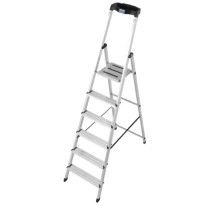 KRAUSE Safety 126344 – Драбина одностороння (6 сходинок, робоча висота 3.25 м, 150 кг)