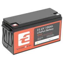 LITHTECH TE24100B – Акумулятор LiFePO4 (25.6V 100Ah, 2560Wh, Bluetooth, IP67)