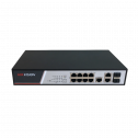 Hikvision DS-3E2310P - Керований комутатор PoE з 8 портами Fast Ethernet