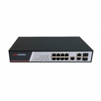 Hikvision DS-3E2310P - Управляемый коммутатор PoE с 8 портами Fast Ethernet