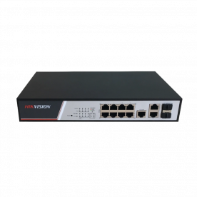 Hikvision DS-3E2310P - Управляемый коммутатор PoE с 8 портами Fast Ethernet