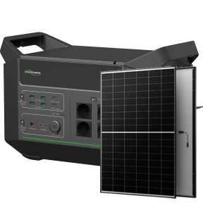 HYXiPower HYX-EA2000 + AIKO-A475-MAH54Mw 475 Вт - Комплект из портативной зарядной станции и солнечной панели купить