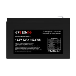 Аккумуляторная батарея литий-железо-фосфатная 12.8В 12Ач Cyclen 12.8V 12AH LiFePo4 - фото №2 Аккумуляторная батарея литий-железо-фосфатная 12.8В 12Ач Cyclen 12.8V 12AH LiFePo4 фото