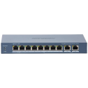 Hikvision DS-3E0310HP-E(C) - Неуправляемый POE коммутатор на 8 портов