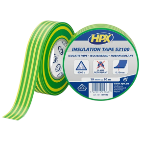 Лента ПВХ изоляционная HPX IE1920 HPX52100 19мм х 20м купить