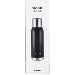 Термос Naturehike Q-9H NH19SJ010, 304 сталь, 1.0 л, черный фото