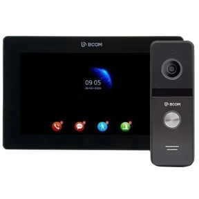 BCOM BD-770FHD Black Kit - Комплект видеодомофона - фото №1 BCOM BD-770FHD Black Kit - Комплект видеодомофона купить