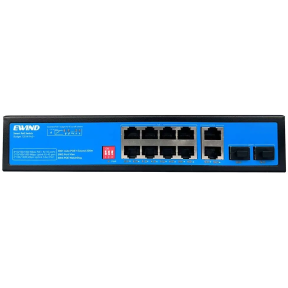 Ewind EW-S1912CG-AP - 12-портовий гігабітний POE з Uplink SFP комутатор купити