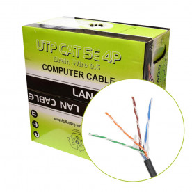 UTP кабель ATIS UTP 4×2×0.5-CU PE кат.5е (UTP мідь зовнішній) бухта 305м