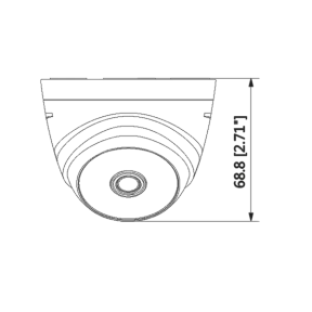 Dahua Technology HAC-T1A11P - 1 Мп купольна HDCVI відеокамера фото