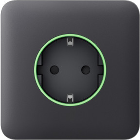 Ajax SoloCover (smart) Graphite - Передняя панель для встроенной розетки купить