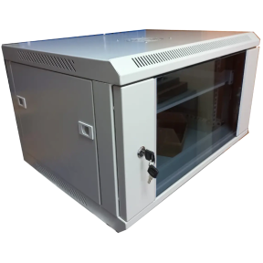 Шафа комутаційна настінна 6U 600x350 розбірна Hypernet WMNC-35-6U-FLAT-AC купити