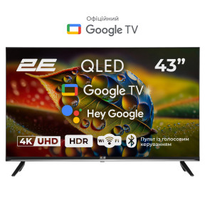 2E 43A77Q - Смарт-телевізор 43″ Google TV купити