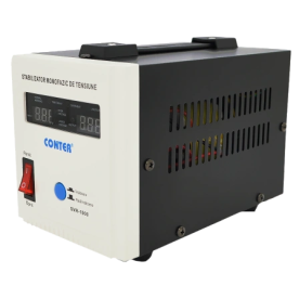 Conter SVR-1000VA – Стабилизатор напряжения (750Вт, 150-270В, релейный, 2 розетки)