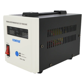 Conter SVR-1000VA – Стабилизатор напряжения (750Вт, 150-270В, релейный, 2 розетки) купить
