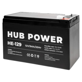 Hub Power HE-129 12V 9AH - Акумуляторна батарея