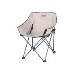 Кресло складное Naturehike NH20JJ022 600D Oxford Cotton/сталь, бежевый