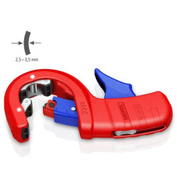 Труборіз для пластикових труб KNIPEX 90 23 02 BK DPT50