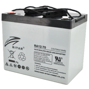 RITAR RA12-70 70A·ч 12В - Свинцово-кислотный аккумулятор купить