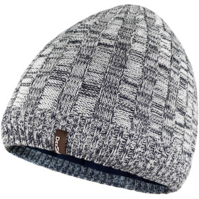 Водонепроникна шапка Dexshell Heathered Rib Knit Beanie, onesize (56-58 см), біло-сіра купити