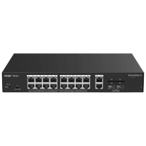 Ruijie Reyee RG-ES220GS-LP – Управляемый PoE коммутатор (18xGbE, 16xPoE+, 2xSFP, 130W)