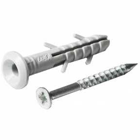 APRO SMTG-60040-C - Дюбель-гвоздь быстрого монтажа полиэтиленовый гриб 6х40 (пач.100шт.) купить