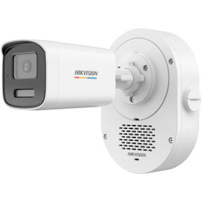 Hikvision DS-2CD1T47G3-LIUF/LSL – IP-камера відеоспостереження (4МП, ColorVu, IR 50м, IP67, PoE, мікрофон, сирена) купити