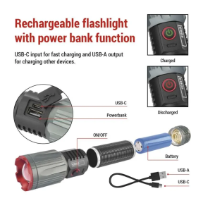 EMOS P3122 3000Lm Li-Ion 5000 мА·г - Лiхтар LED фото