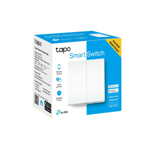 TP-LINK Tapo S220 - Розумний вимикач світла, 2-канальний 1-сторонній зображення