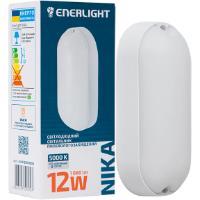 ENERLIGHT NIKA 12Вт 5000К IP65 - Світильник - фото №1 ENERLIGHT NIKA 12Вт 5000К IP65 - Світильник купити