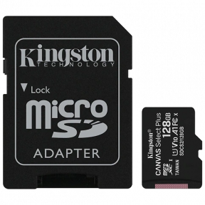 Карта памяти Kingston 128 Гб microSDXC U1 V10 A1 (SDCS2/128GBSP) купить