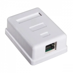 Hypernet MB-STP1 Розетка 1 порт екранована RJ45 STP біла купити