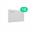 Защищенная бесконтактная карта для клавиатуры Ajax Pass Белая (10 шт)