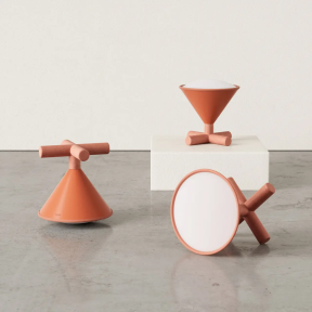 Портативна розумна лампа Nanoleaf Umbra Cono, RGBW, 2700-6500 K, 130 лм, Apple Homekit, Matter Коричневий Ціна