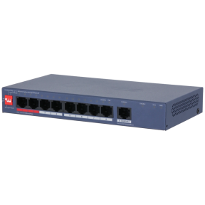 Dahua DH-CS4009-8ET1GT-110 – Управляемый PoE-коммутатор (8xPoE 110W, BT 90W, 1xGigabit Uplink, Cloud) купить