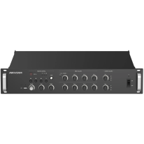 Hikvision DS-QAZ1A500G1-VB2 – Мережевий підсилювач (500 Вт, 2 зони, 70V/100V, Bluetooth, USB)