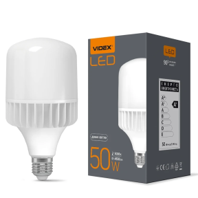 VIDEX A118 50W E27 5000K 220V - LED лампа - фото №1 VIDEX A118 50W E27 5000K 220V - LED лампа купить
