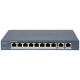 Hikvision DS-3E1310P-EI(B) PoE - Комутатор 10 портів керований