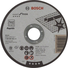 Bosch 125 x 1 мм (2608600549) - Отрезной круг для нержавеющей стали купить
