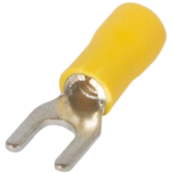 Enext e.terminal.stand.sv.1,25.5.yellow Изолированный вилочный наконечник 0.5-1.5 кв.мм желтый