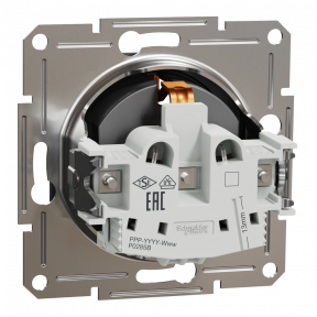 Schneider Electric EPH2900171 Asfora - Розетка 220В антрацит, пластик, с заземлением, Schuko фото