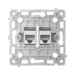 Ajax OutletCore (LAN) Vertical White - Механізм розетки