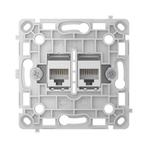 Ajax OutletCore (LAN) Vertical White - Механизм розетки купить