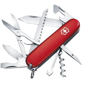 Ніж червоний Victorinox Swiss Army Huntsman 1.3713