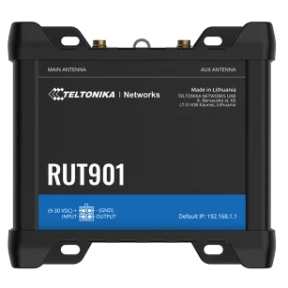 Промышленный 4G Wi-Fi маршрутизатор Teltonika RUT901 (LTE Cat 4, 2xSIM, RutOS) купить