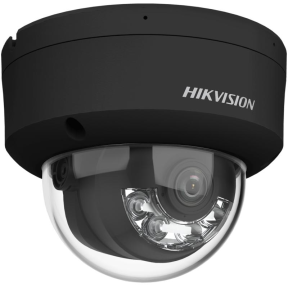 Hikvision DS-2CD2183G2-LIS2U (2.8мм) Black - 8 Мп мережева купольна камера Acusense з гібридним підсвічуванням зображення