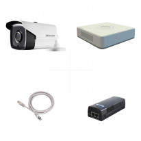 Комплект IP відеоспостереження на 1 вуличну камеру 2МП Hikvision KIT-4N1BMV2