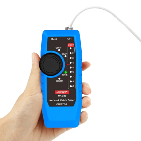 NOYAFA NF-810 – Кабельный тестер (RJ45/RJ11, трассоискатель 1 км, тест PoE, проверка пар) в Украине