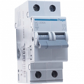 Hager MC206A Автоматичний вимикач купити